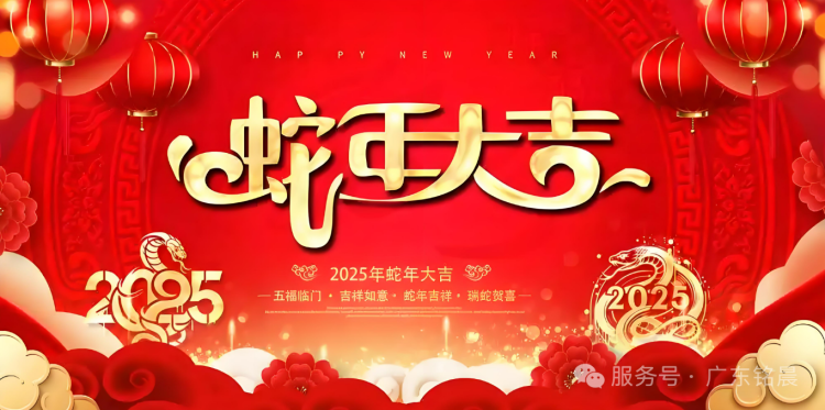 蛟龙辞旧岁，灵蛇迎新春：2025新年快乐